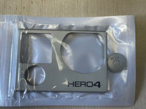 Brand new GoPro Hero 4 Face plate cover silver